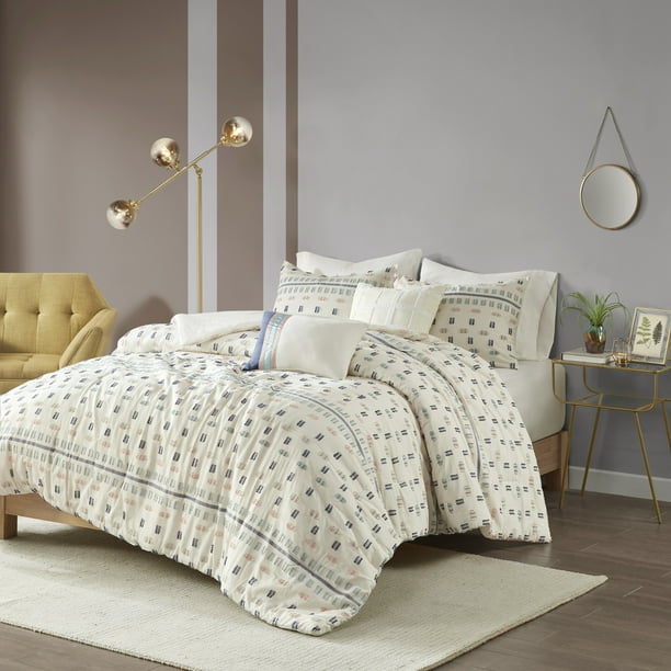 Details about / Comfort Spaces Comforter Set All Season Ultra Soft Hypoallergenic Microfiber Pip